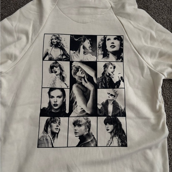 Eras Tour Beige Hoodie Medium - Picture 2 of 2
